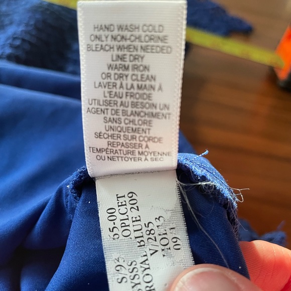 Banana Republic Royal Blue Short Sleeve Top - Picture 7 of 10